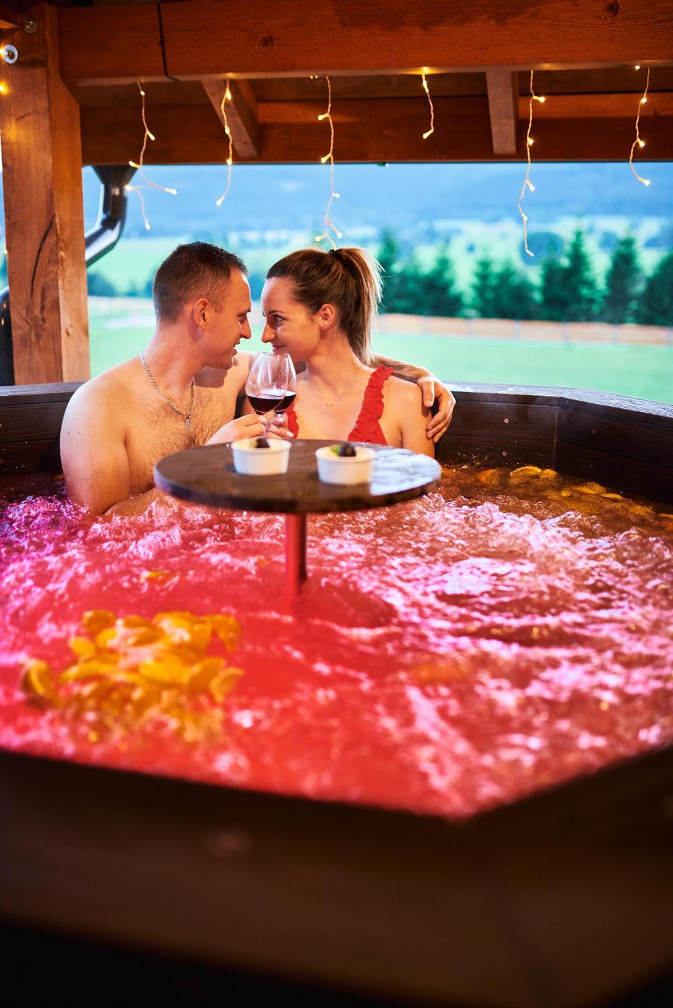 Osada Orlica Klimatyczne Domki Z Widokiem Na Gory I Termalnym Spa Sauna Jacuzzi 4 Km Od Zieleniec Ski Arena Lasowka Buitenkant foto