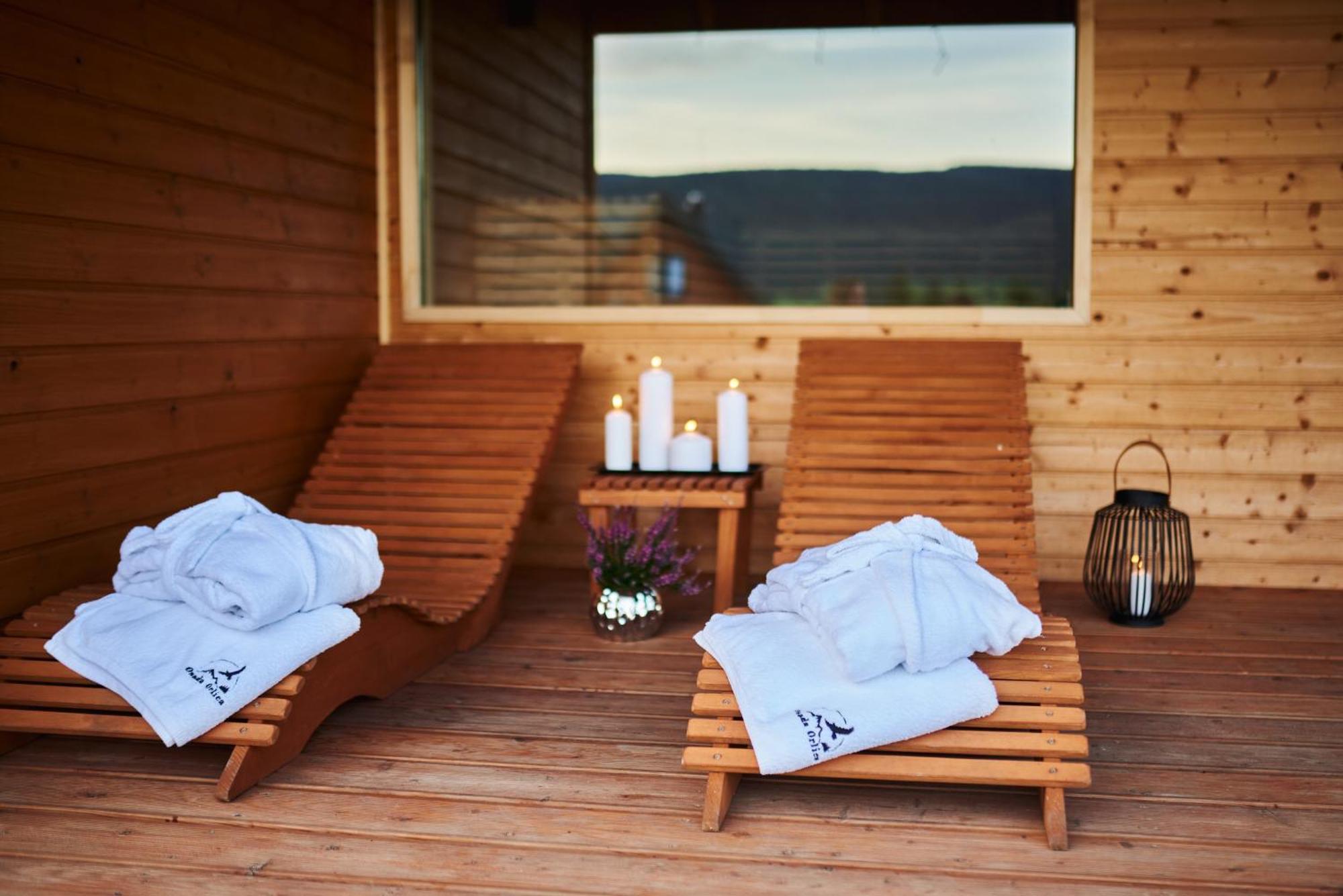 Osada Orlica Klimatyczne Domki Z Widokiem Na Gory I Termalnym Spa Sauna Jacuzzi 4 Km Od Zieleniec Ski Arena Lasowka Buitenkant foto