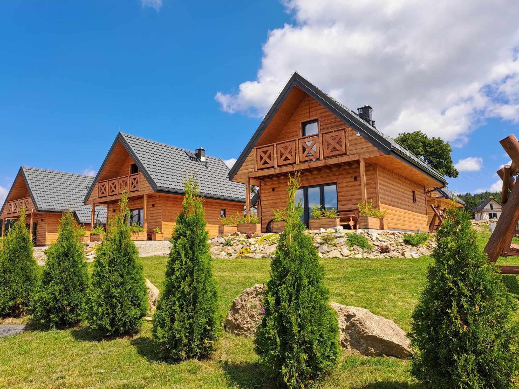 Osada Orlica Klimatyczne Domki Z Widokiem Na Gory I Termalnym Spa Sauna Jacuzzi 4 Km Od Zieleniec Ski Arena Lasowka Buitenkant foto