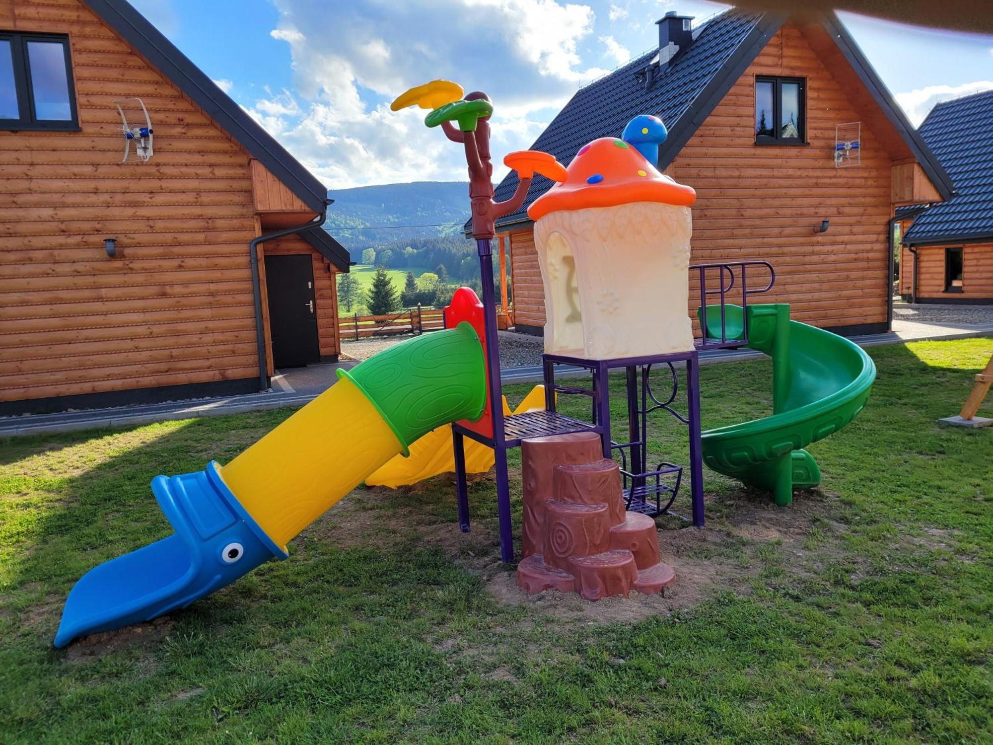 Osada Orlica Klimatyczne Domki Z Widokiem Na Gory I Termalnym Spa Sauna Jacuzzi 4 Km Od Zieleniec Ski Arena Lasowka Buitenkant foto
