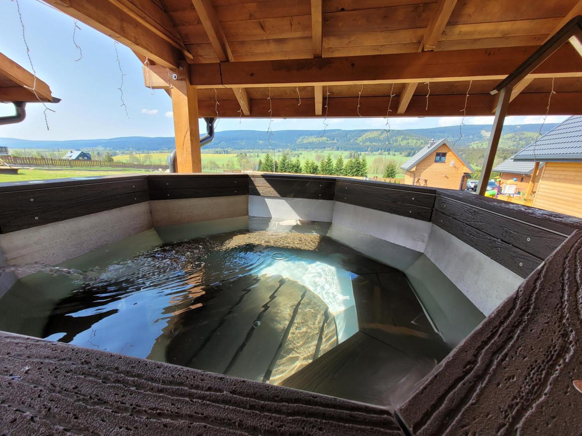 Osada Orlica Klimatyczne Domki Z Widokiem Na Gory I Termalnym Spa Sauna Jacuzzi 4 Km Od Zieleniec Ski Arena Lasowka Buitenkant foto