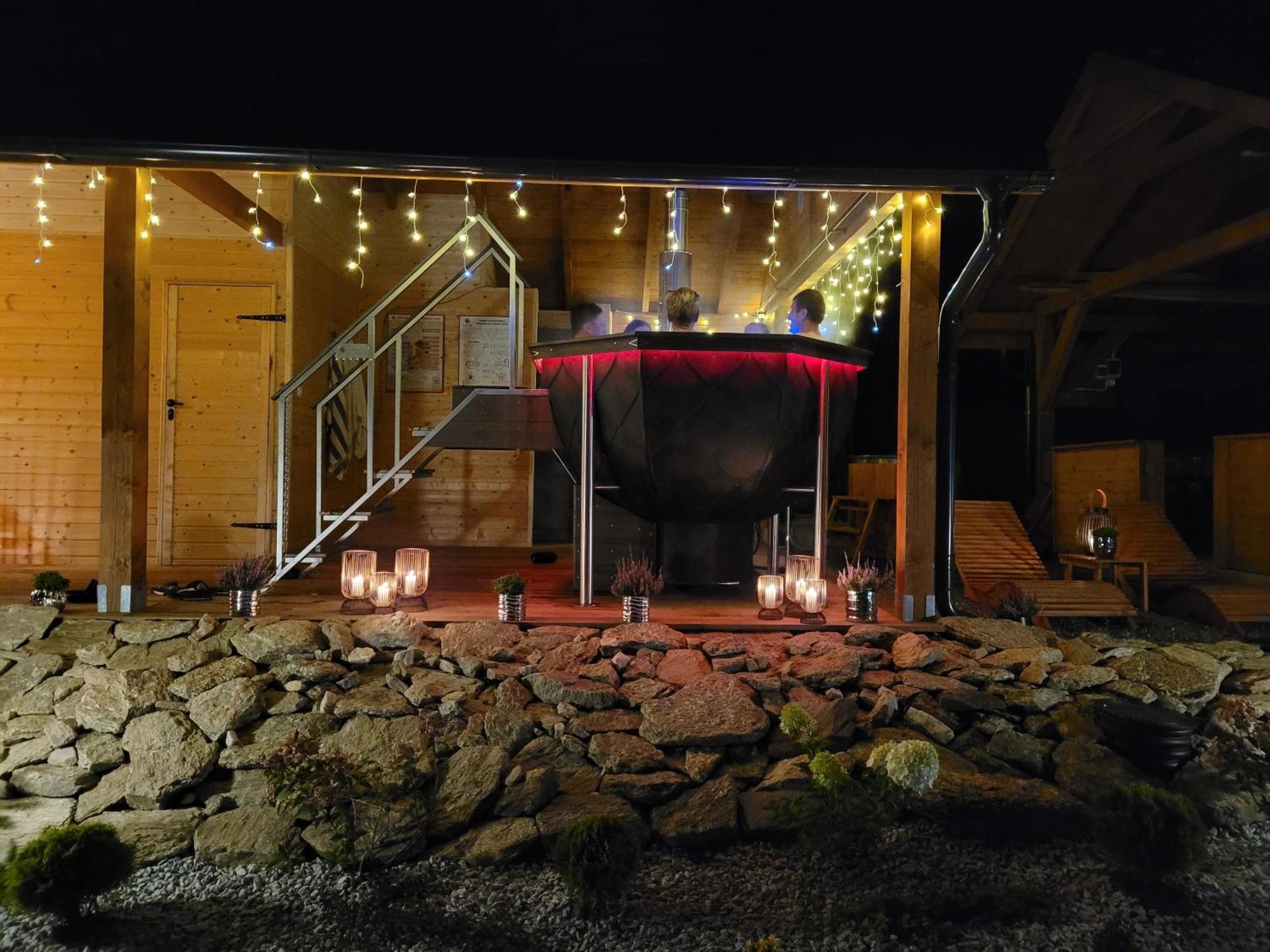 Osada Orlica Klimatyczne Domki Z Widokiem Na Gory I Termalnym Spa Sauna Jacuzzi 4 Km Od Zieleniec Ski Arena Lasowka Buitenkant foto